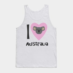 I Love Australia Tank Top